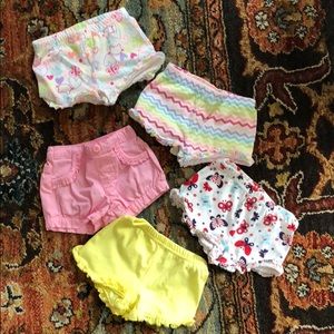 Lot of 5 0-3 shorts